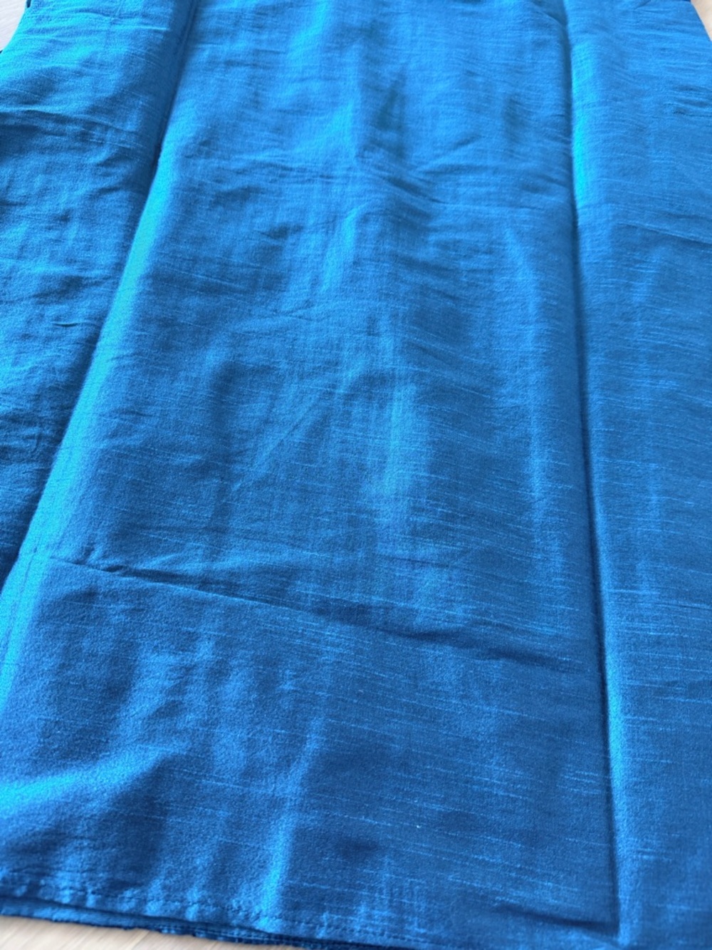 NWT: Men's Teal Long Kurta Set - Picture 8 of 8
